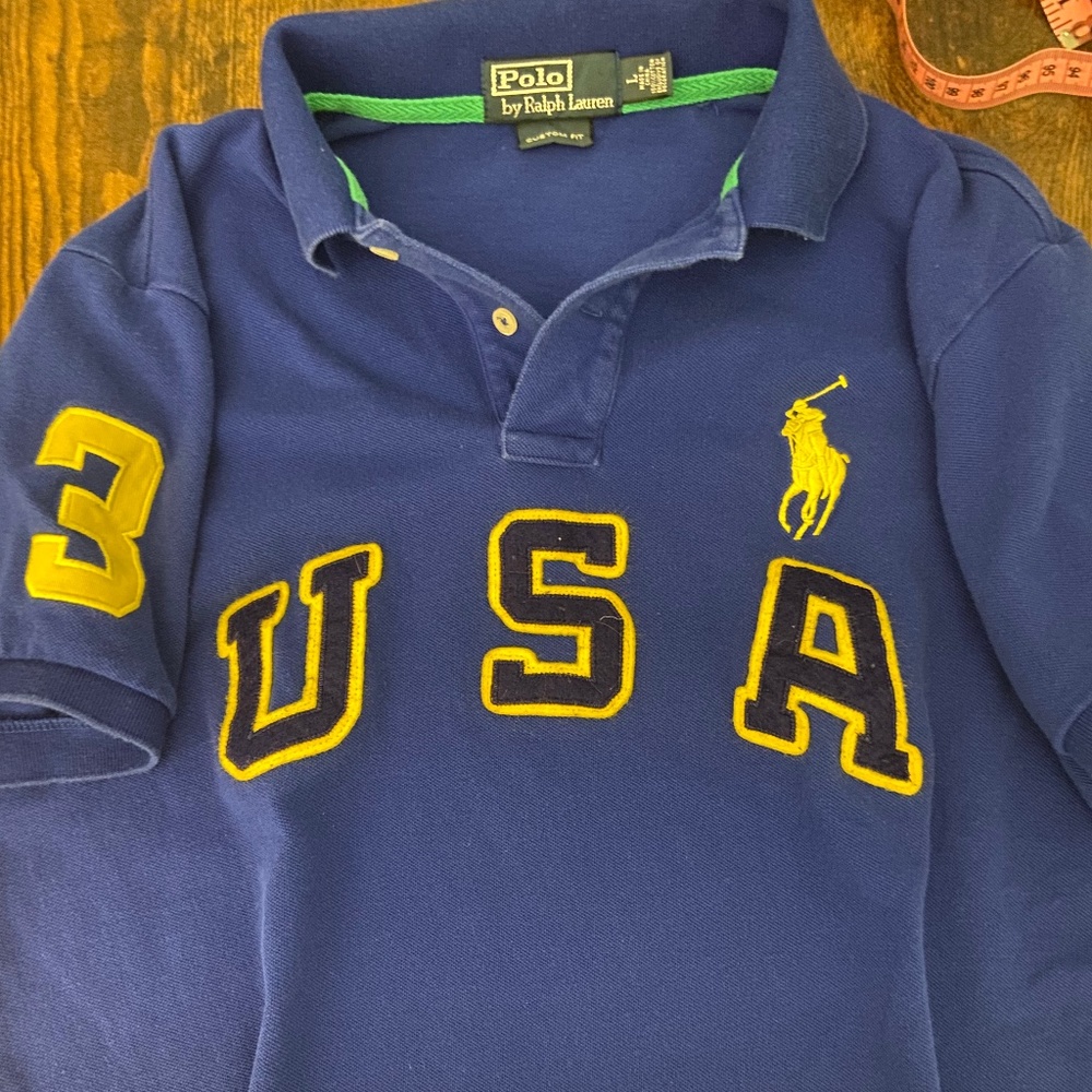 Polo Ralph Lauren USA big pony polo large 22” x 26”